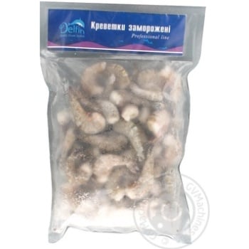 Delfin Frozen Headless Tiger Shrimp 1kg - buy, prices for NOVUS - photo 1