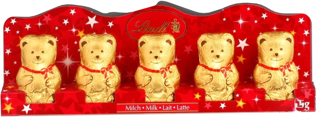 

Шоколад молочный Lindt мишки 50г