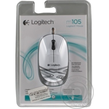 Миша Logitech M105 біла - купити, ціни на NOVUS - фото 1