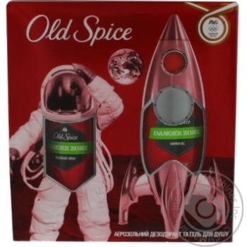 Набір подарунковий Old Spice Аерозольний дезодорант Danger Zone 125мл+Гель д/д Danger Zone 250мл - купить, цены на NOVUS - фото 4