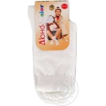 Duna White Children's Socks 20-22s - buy, prices for - photo 5