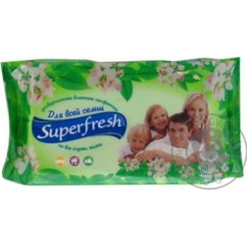 Superfresh Wholefamily Wet Wipes - buy, prices for MegaMarket - photo 1