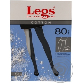 Колготки жіночі LEGS 601 COTTON 80 LONDRA №3 купить, цены на МегаМаркет - фото 1