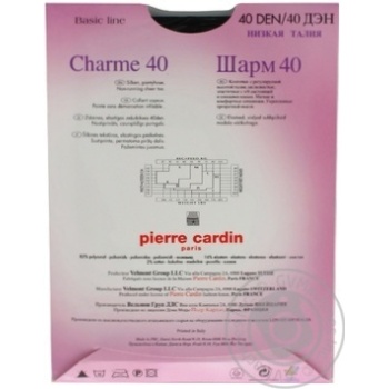 Колготы Pierre Cardin Charme женские nero 40ден 3р - купить, цены на ULTRAMARKET - фото 4