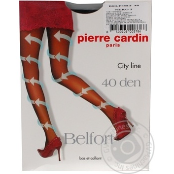 Колготи жіночі Pierre Cardin  Belfort 40 Nero 3 купити, ціни на МегаМаркет - фото 1