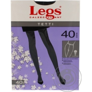 Колготы Legs Tetti женские nero 40ден 1/2р - купить, цены на МегаМаркет - фото 2