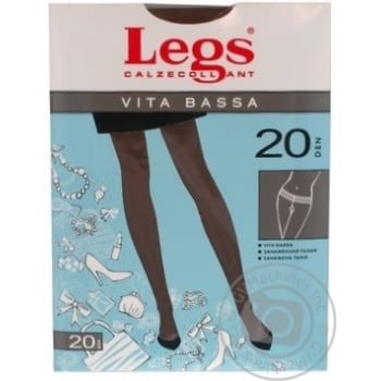 Колготи Legs Vita Bassa 20 Den жіночі р.3 Daino - купити, ціни на ULTRAMARKET - фото 4