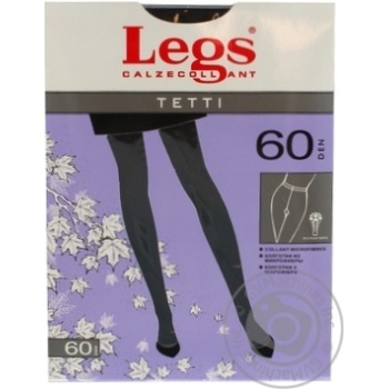 Колготки жіночі LEGS 401 TETTI 60 NERO №3 купити, ціни на МегаМаркет - фото 3