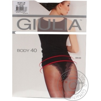 Tights Giulia cappuccino polyamide for women 40den 3size - buy, prices for MegaMarket - photo 3