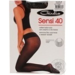 Tights Giulia Sensi cappuccino polyamide for women 40den