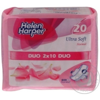 Прокладки гігієнічні Helen Harper Ultra Normal plus Soft д/к.д. 20шт