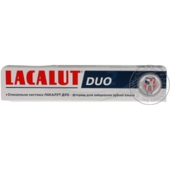 Зубна паста Lacalut Duo 75мл купити, ціни на МегаМаркет - фото 2