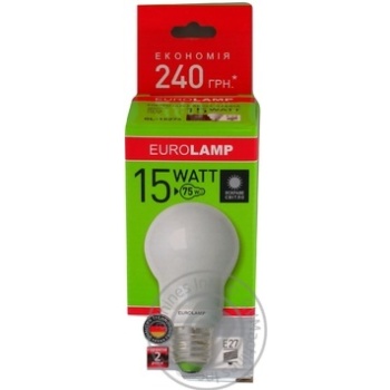 Bulb Eurolamp e27 15w China - buy, prices for NOVUS - photo 1