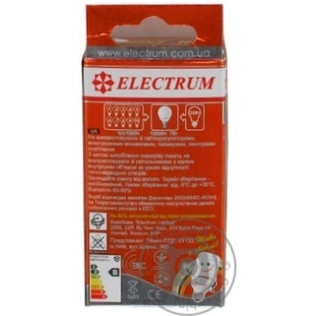 Лампа енергозберігаюча Electrum FC-501 7W Е14 2700K Ls A-FС-1342 - купити, ціни на NOVUS - фото 2