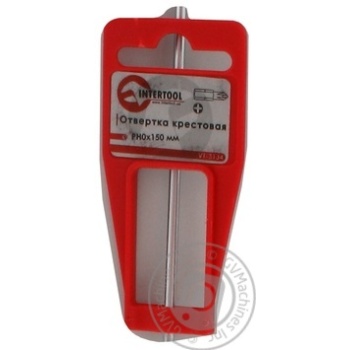 Викрутка Intertool хрестова PH0*150мм арт. VT-3134 х6 купити, ціни на МегаМаркет - фото 1