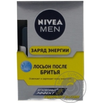 aftershave lotion nivea energy charge 100ml - buy, prices for - photo 10