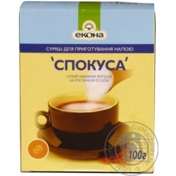 Cream Econa Spokusa for coffee 100g Ukraine - buy, prices for NOVUS - photo 1