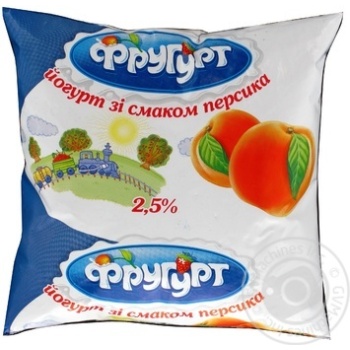 Yogurt Frugurt peach 2.5% 400g sachet Ukraine - buy, prices for - photo 11