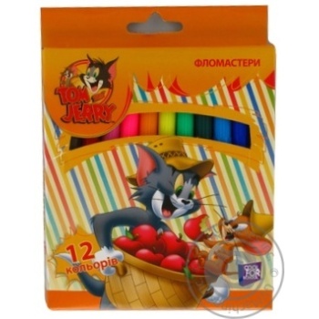 Фломастери Cool for Schoo Tom and Jerry 12шт TJ02122 - купити, ціни на - фото 6