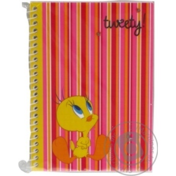 Блокнот, А6, 48арк.Cool for School Tweety кріплення блоку - бічна спіраль TW05270-03 - купити, ціни на - фото 9