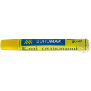 Клей Buromax силікатний з губкою 50мл купити, ціни на МегаМаркет - фото 1