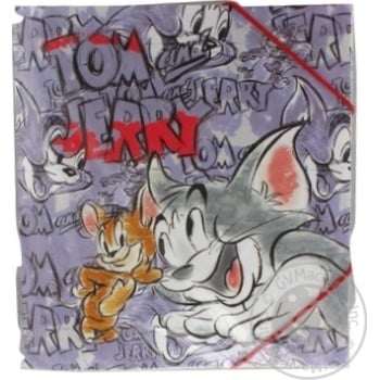 Папка пластикова Cool for School Tom and Jerry на гумках, В5 TJ02322 - купить, цены на - фото 1