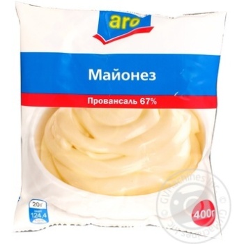 Mayonnaise Aro 67% 400g Ukraine