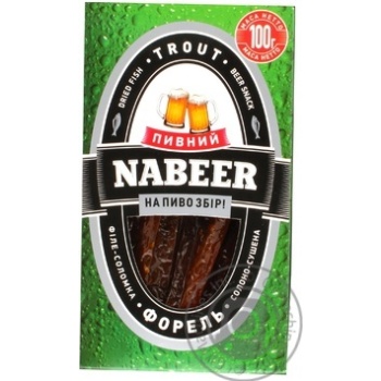 Snack trout Nabeer dried 100g - buy, prices for MegaMarket - photo 1