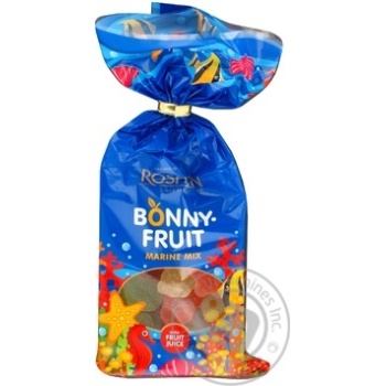 Конфеты Roshen Bonny-Fruit Морское ассорти желейные неглазированные 250г - купить, цены на NOVUS - фото 1