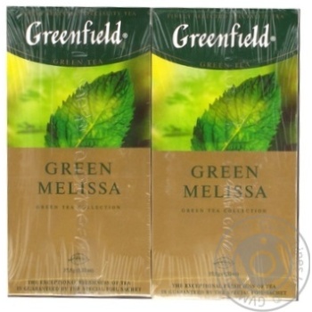 Tea Greenfield green 25pcs 37.5g - buy, prices for MegaMarket - photo 1