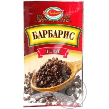 Seasoning barbery Lyubystok 10g Ukraine - buy, prices for Chudo Market - photo 1
