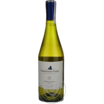 Вино біле сухе Chardonnay Convento Viejo 13% скло 0,75л