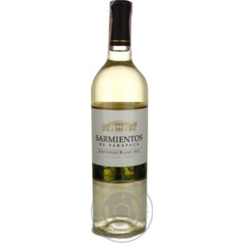 Вино Sarmientos Sauvignon Blanc біле сухе 0.75л купити, ціни на МегаМаркет - фото 1