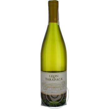 Вино Tarapaca Chardonnay Leon de Tarapaca біле сухе 0.75л х6 купить, цены на МегаМаркет - фото 1