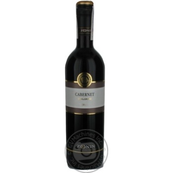 Wine cabernet red dry 12% 750ml glass bottle Italy - buy, prices for MegaMarket - photo 1