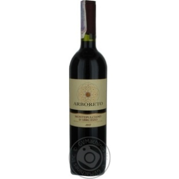 Вино Arboreto Montepulciano d`Abruzzo червоне сухе 0.75л х6 купить, цены на МегаМаркет - фото 1