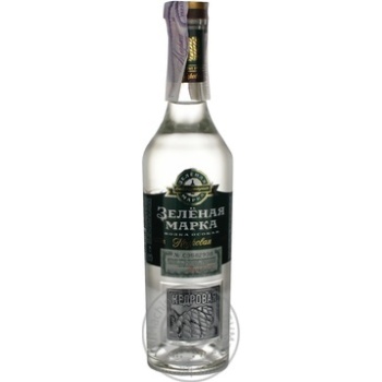 vodka zelena marka pine nuts 40% 375ml glass bottle