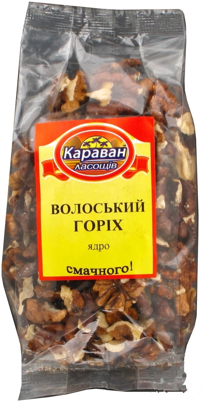 

Орех грецкий Караван ласощив ядра 180г
