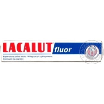 Зубна паста Lacalut Fluor 50мл х50*05.19. купити, ціни на МегаМаркет - фото 3
