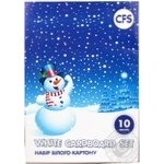Набор белого картона Cool For School 10 листов