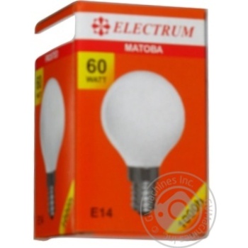 Bulb Electrum e14 60w China - buy, prices for NOVUS - photo 3