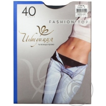 Tights Intuicia cacao capron 40den 3size - buy, prices for MegaMarket - photo 1