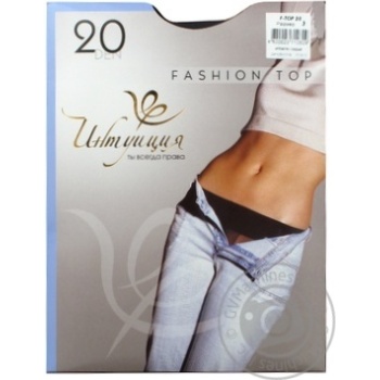 Колготи Інтуїція Fashion Top фіалка 20den купить, цены на МегаМаркет - фото 1