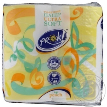 toilet paper prok peach 4pcs Czech Republic - buy, prices for - photo 2