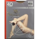 Tights Intuitsia T-band beige polyamide for women 40den 4size