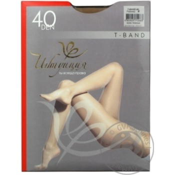 Tights Intuitsia T-band corporal polyamide for women 40den 4size - buy, prices for MegaMarket - photo 1