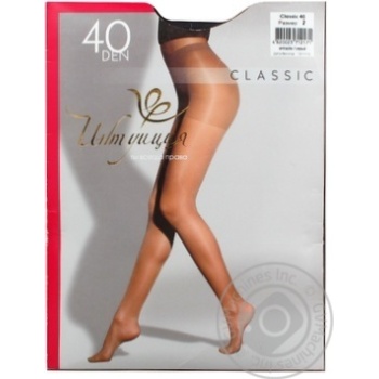 Intuitsiya Women's Tights Classic 40 den 2 antrazite - buy, prices for MegaMarket - photo 1