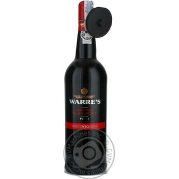 Вино Warre's Heritage Ruby Port червоне кріплене 0.75л х6 купити, ціни на МегаМаркет - фото 1