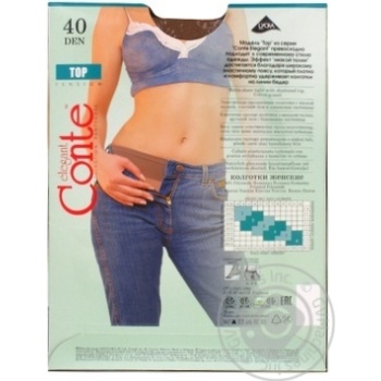 Conte Top Bronz Tights 40 den Size 3 - buy, prices for EKO Market - photo 3