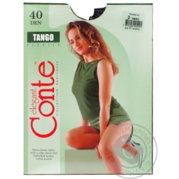 Колготи жіночі Conte Tango 40ден р.3 Nero - купити, ціни на ULTRAMARKET - фото 3